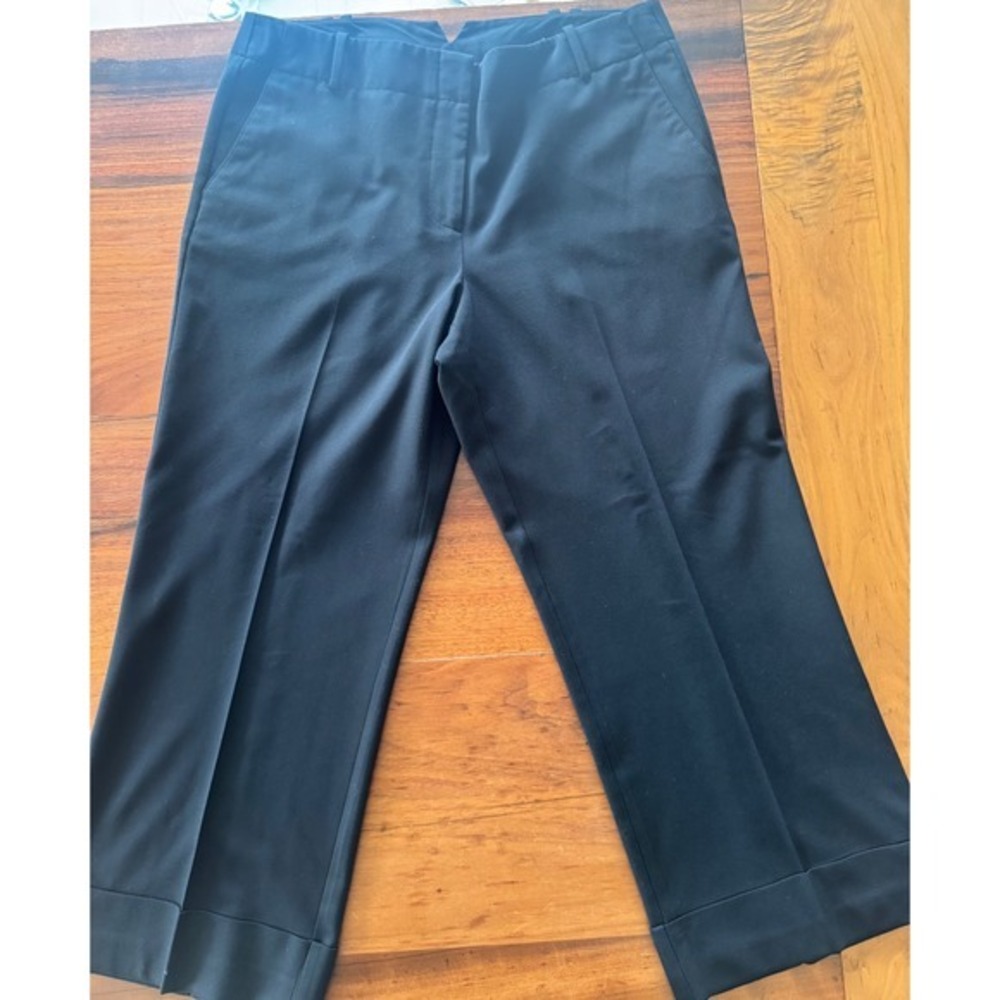 The Limited Stretch Black Dress Pants Womn 10 Y2K Career Workwear Cuffed Hem Y2K